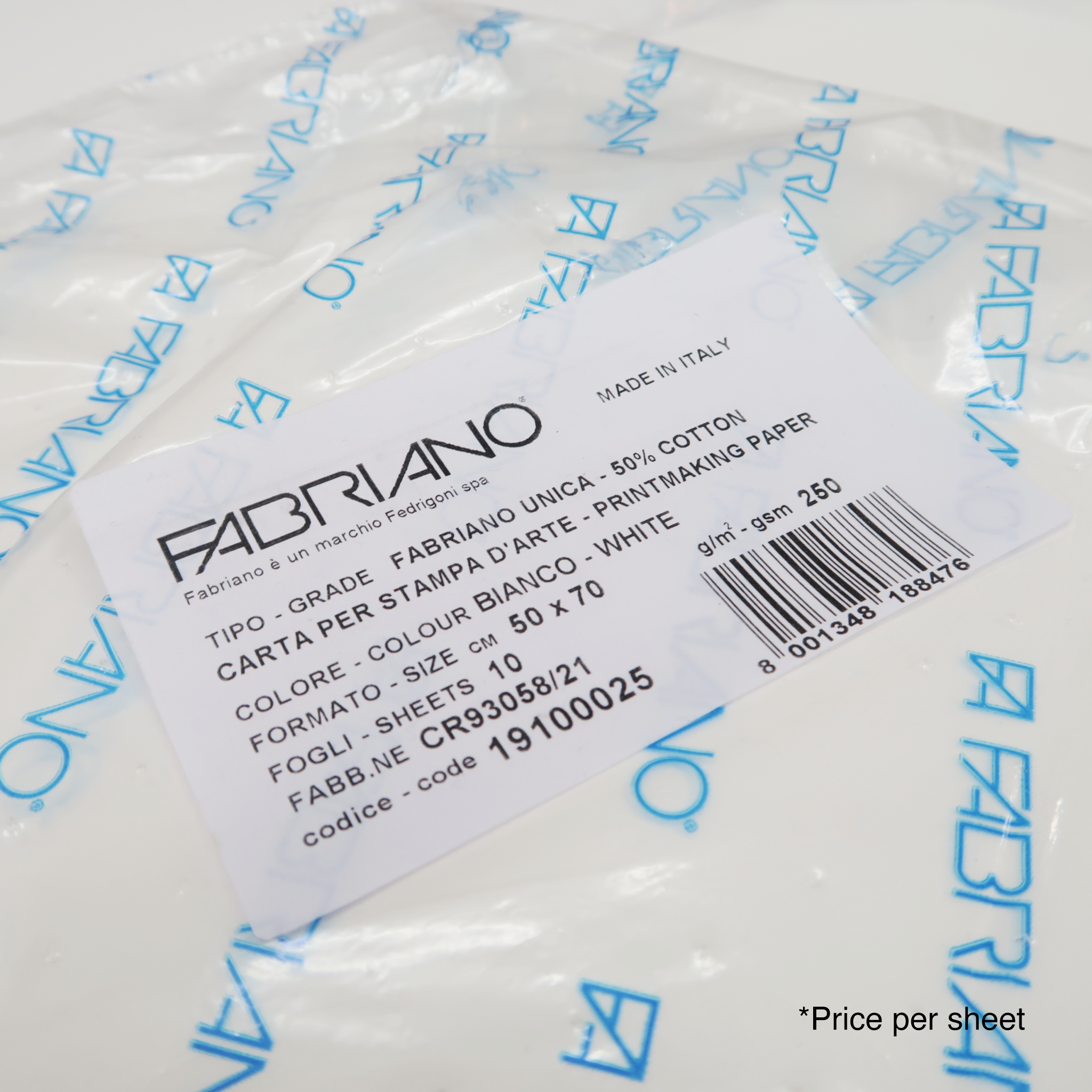 Fabriano Tiepolo Paper 285gsm 56x76 100% Cotton
