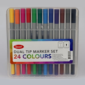 Dual Tip Pen Marker Set 24