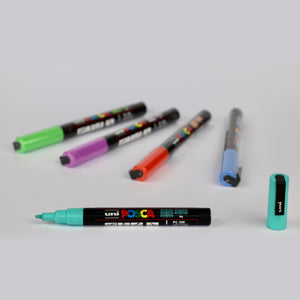 Uni Posca PC-5M Paint Marker Pens Fabric Glass Metal Pen - Emerald Green